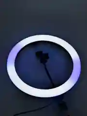 Кольцевая селфи-лампа RGB, 33 см