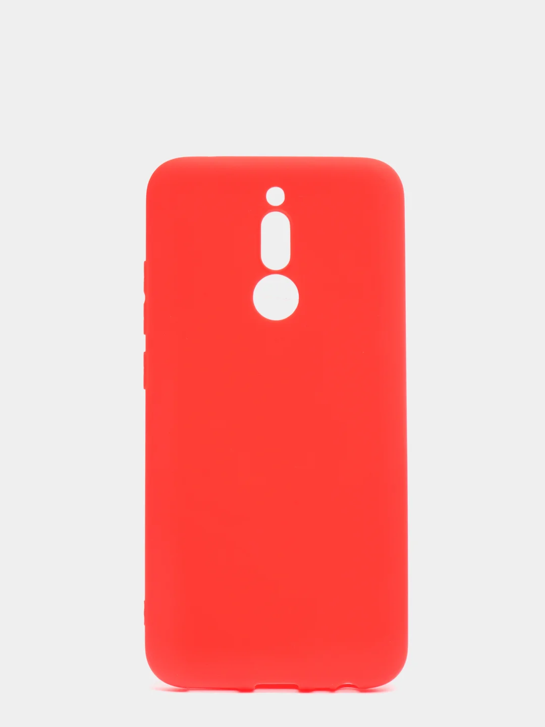 Красный чехол Xiaomi Redmi 8, Сяоми Редми 8, силиконовый цветной матовый