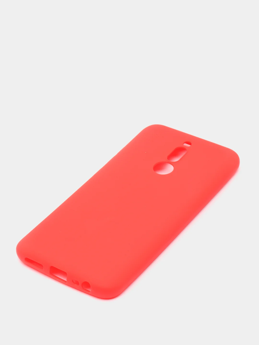 Красный чехол Xiaomi Redmi 8, Сяоми Редми 8, силиконовый цветной матовый