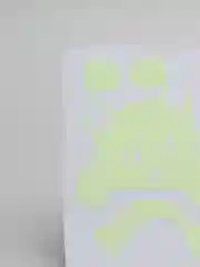 Белый наклейка светящаяся на стену