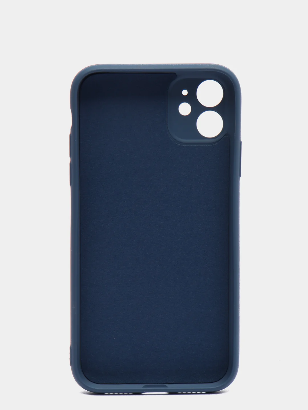 Темно-синий чехол с защитой камеры и мягкой подкладкой для iPhone 13 / 13 Pro / 12 Pro, 12 Pro Max, 11