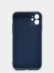 Темно-синий чехол с защитой камеры и мягкой подкладкой для iPhone 13 / 13 Pro / 12 Pro, 12 Pro Max, 11