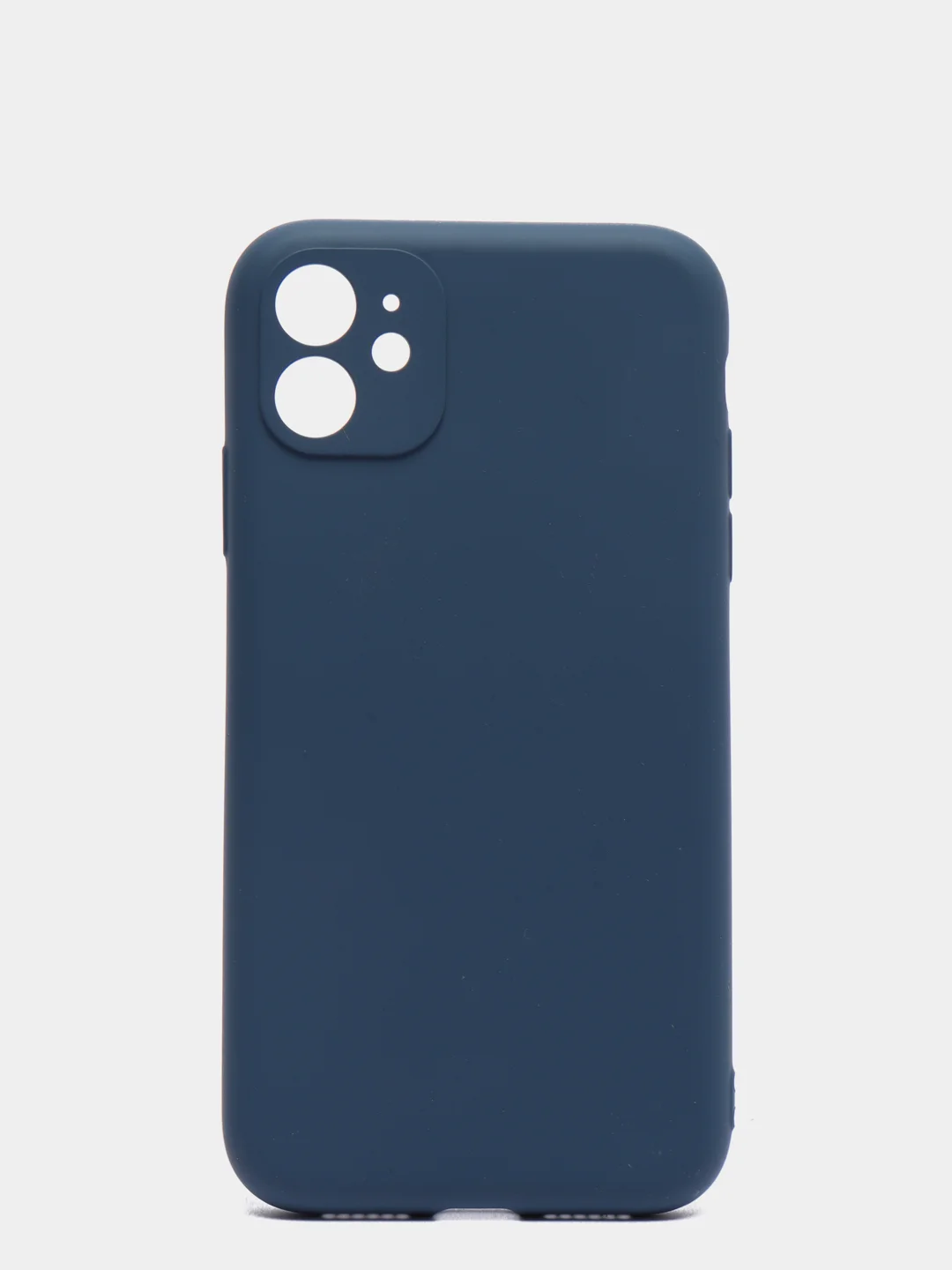 Темно-синий чехол с защитой камеры и мягкой подкладкой для iPhone 13 / 13 Pro / 12 Pro, 12 Pro Max, 11