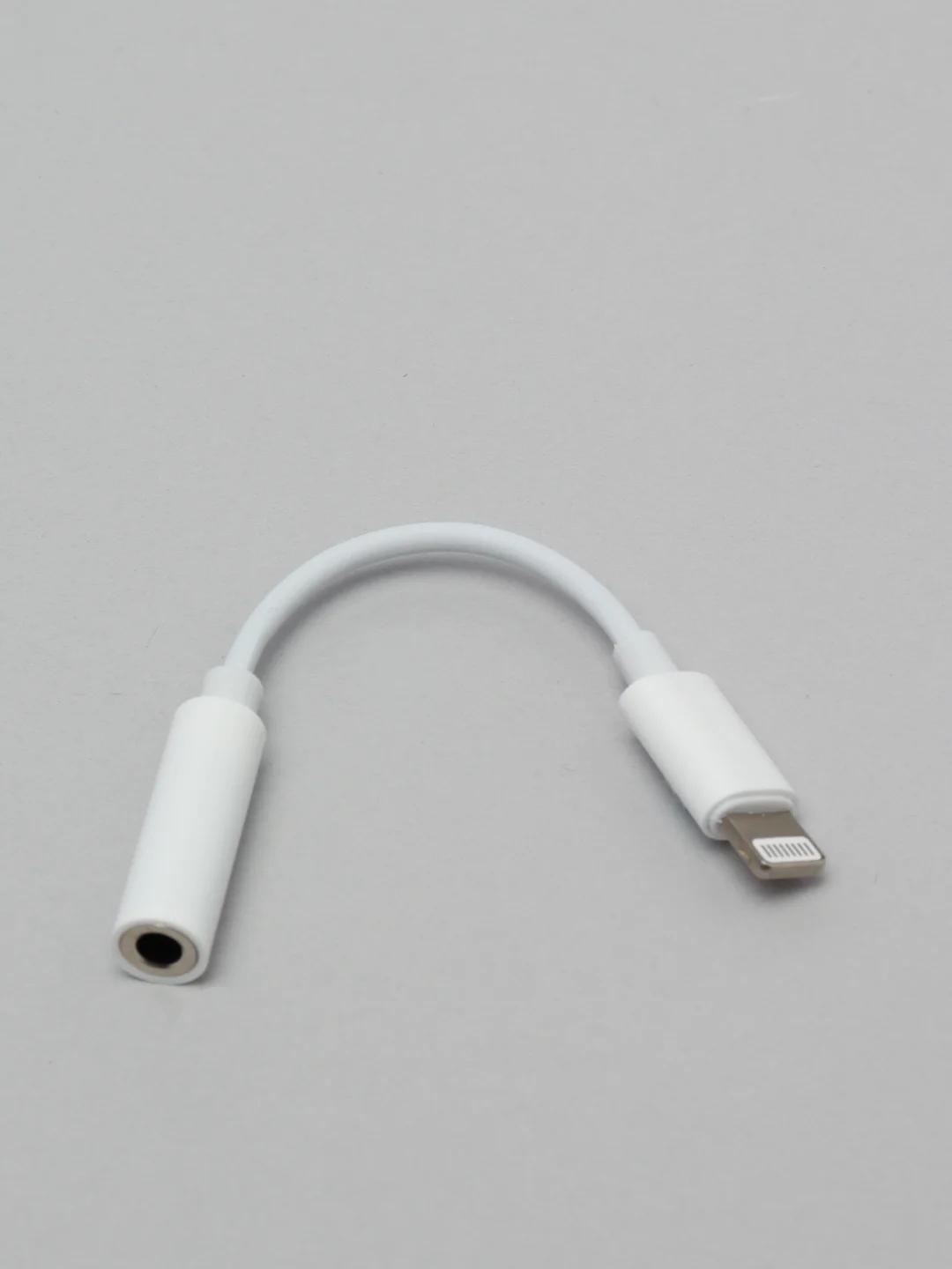 Белый переходник для наушников iPhone/lightning, 3,5 мм, mini jack