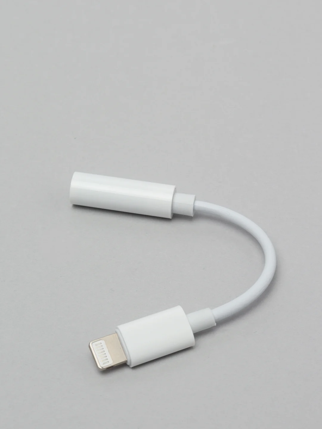 Белый переходник для наушников iPhone/lightning, 3,5 мм, mini jack