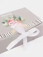 Лавандовый коробка складная подарочная "Любимой маме"