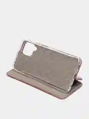 Багровый чехол-книжка Samsung Galaxy A22 4G, M32, M22 (Самсунг Галакси А22, М32, М22)