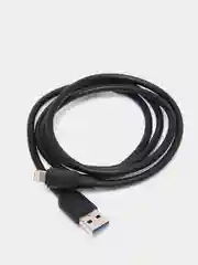 Черный кабель для зарядки iPhone usb lightning Айфон