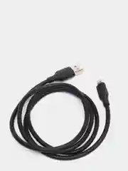 Черный кабель для зарядки iPhone usb lightning Айфон