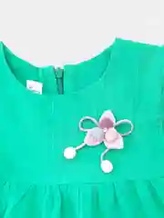 Лайм детское хлопковое платье