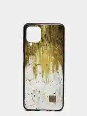 Чехол для Samsung A12 "Сталактиты золотые"