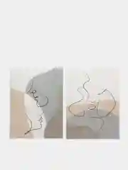 Набор постеров Abstraction, 2 шт, 30 х 40 см