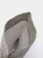 Серый льняной(джутовый) подарочный мешочек