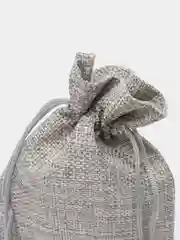 Серый льняной(джутовый) подарочный мешочек