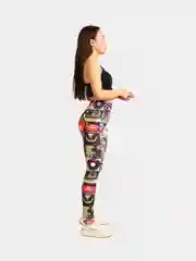 Оранжевый легинсы спортивные