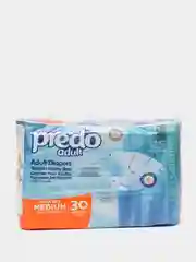 Памперсы для взрослых Predo Adult, одноразовые, размер M, 30 штук