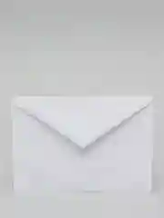 Белый конверт с6