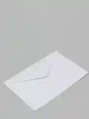 Белый конверт с6