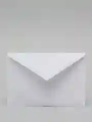 Белый конверт с6