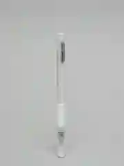 Прозрачный ручка белая гелевая