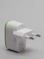 Белый сетевое зарядное устройство 2 USB СЗУ блок питания адаптер для розетки