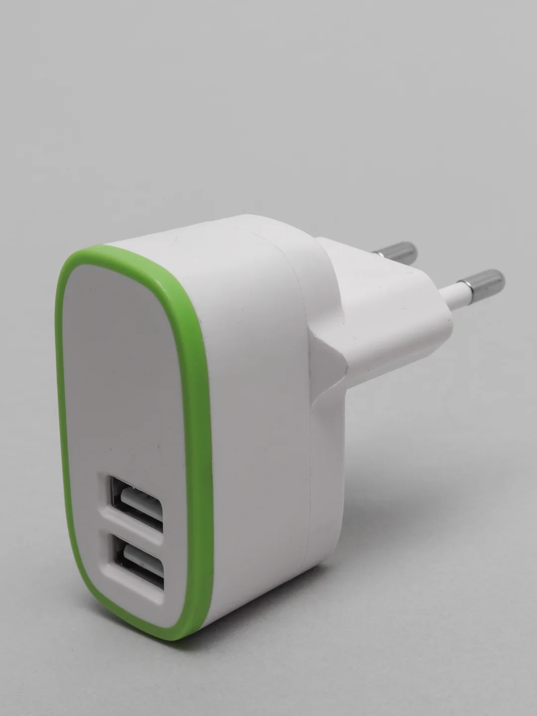 Белый сетевое зарядное устройство 2 USB СЗУ блок питания адаптер для розетки