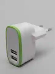 Белый сетевое зарядное устройство 2 USB СЗУ блок питания адаптер для розетки