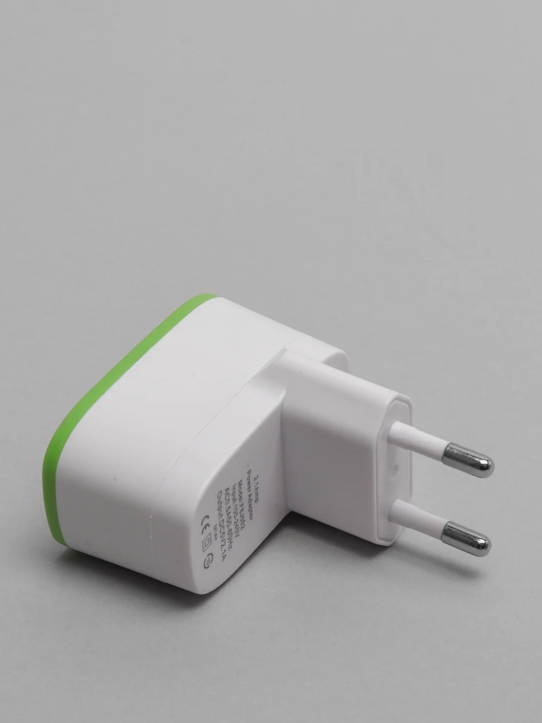 Белый сетевое зарядное устройство 2 USB СЗУ блок питания адаптер для розетки