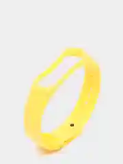 Желтый ремешок Xiaomi Mi Band 3/4 для фитнес браслета (Ми Бэнд 3, Ми Бэнд 4) силиконовый
