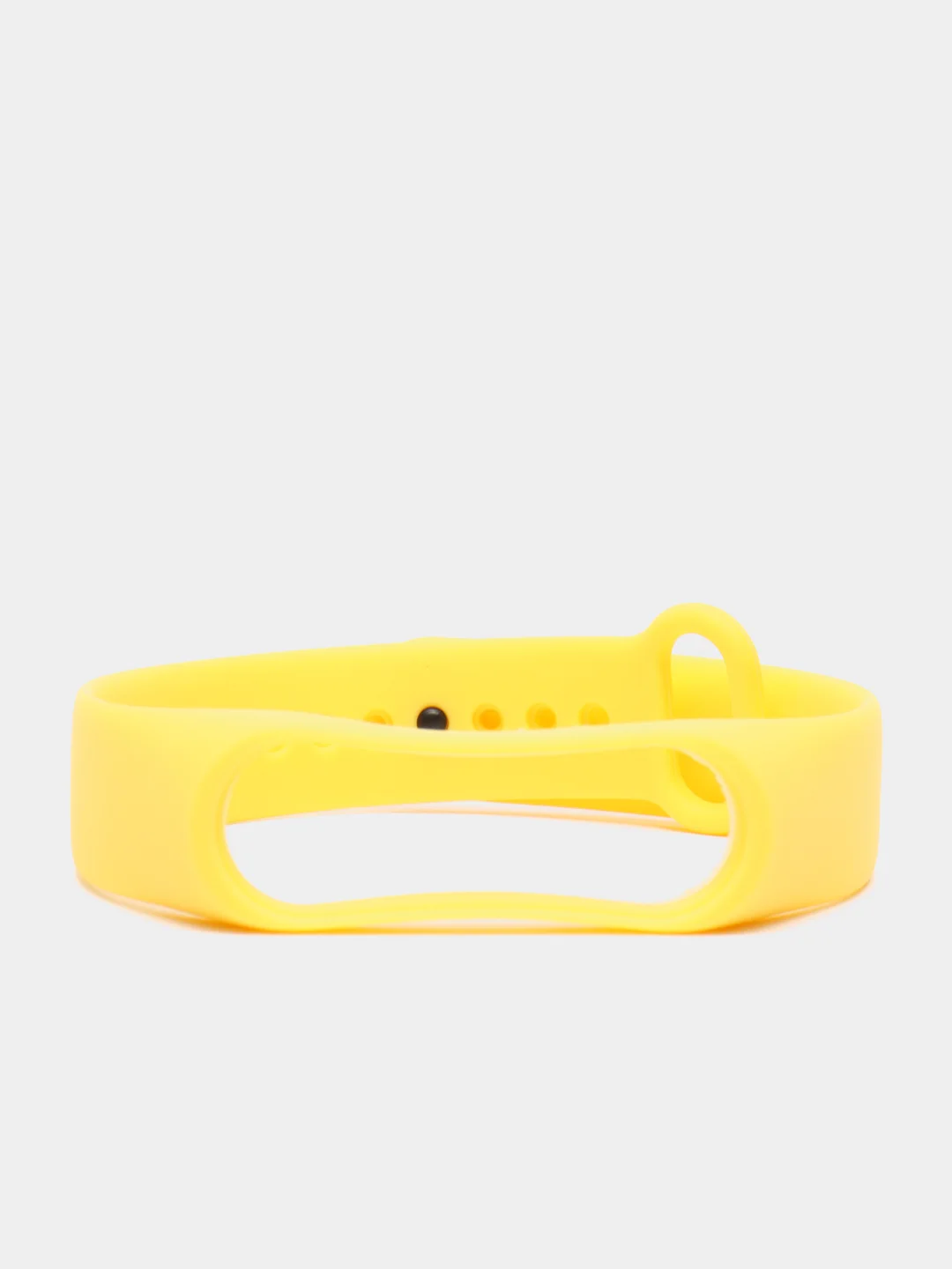 Желтый ремешок Xiaomi Mi Band 3/4 для фитнес браслета (Ми Бэнд 3, Ми Бэнд 4) силиконовый