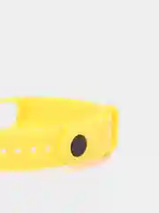 Желтый ремешок Xiaomi Mi Band 3/4 для фитнес браслета (Ми Бэнд 3, Ми Бэнд 4) силиконовый