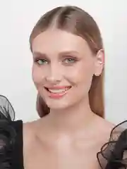 Бежевый меланж каффы,серьги