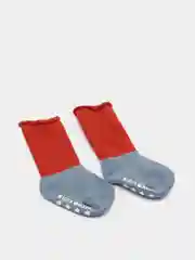 Коралловый детские махровые удлиненные носки