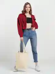 Сумка шопер хлопковая, шоппер через плечо