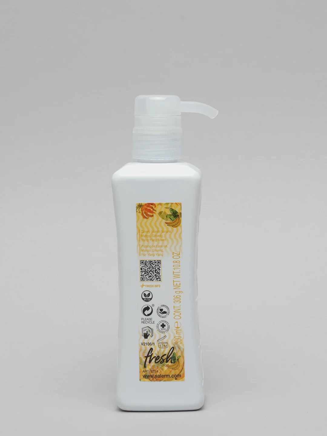 Бустер-Глубоко увлажняющий гель для кудрявых волос Salerm Yellow Shot Curly Booster 300 мл