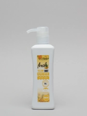 Бустер-Глубоко увлажняющий гель для кудрявых волос Salerm Yellow Shot Curly Booster 300 мл