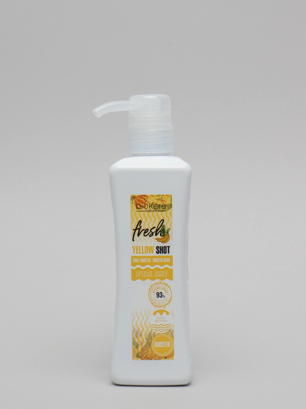 Бустер-Глубоко увлажняющий гель для кудрявых волос Salerm Yellow Shot Curly Booster 300 мл