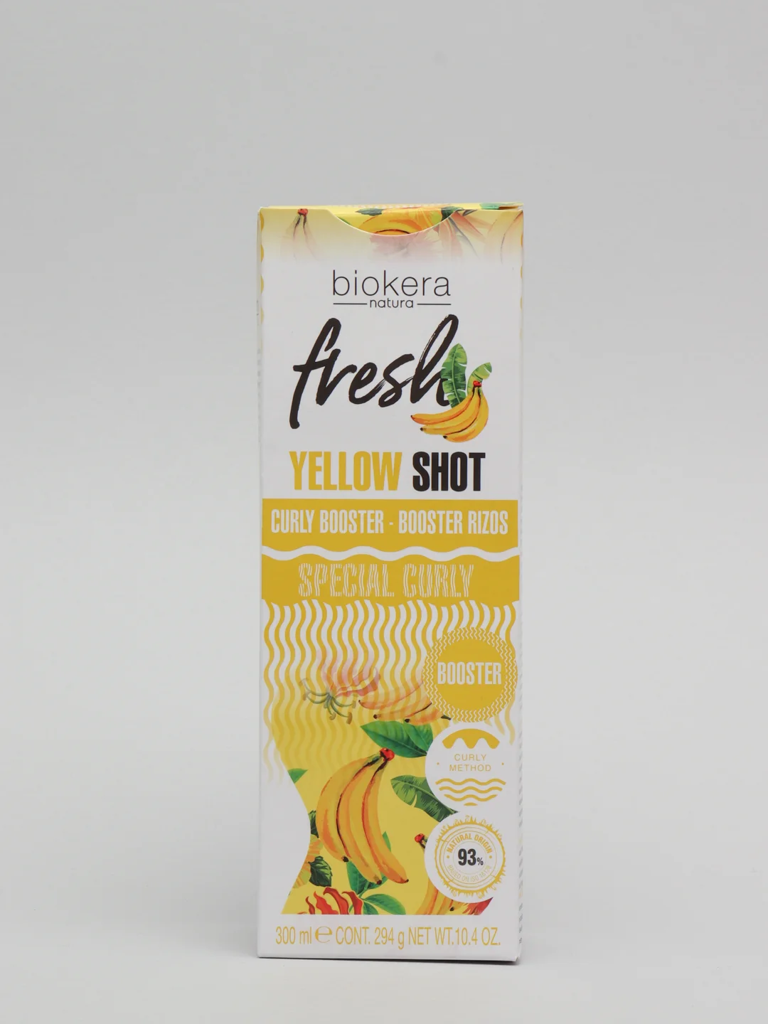Бустер-Глубоко увлажняющий гель для кудрявых волос Salerm Yellow Shot Curly Booster 300 мл