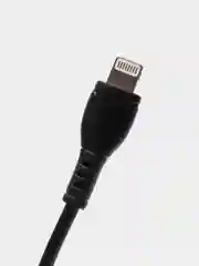 Черный кабель зарядный Type-C 3.0A/Lightning для iPhone 2.4A/Micro-USB 2.4A, для Android, 1 м