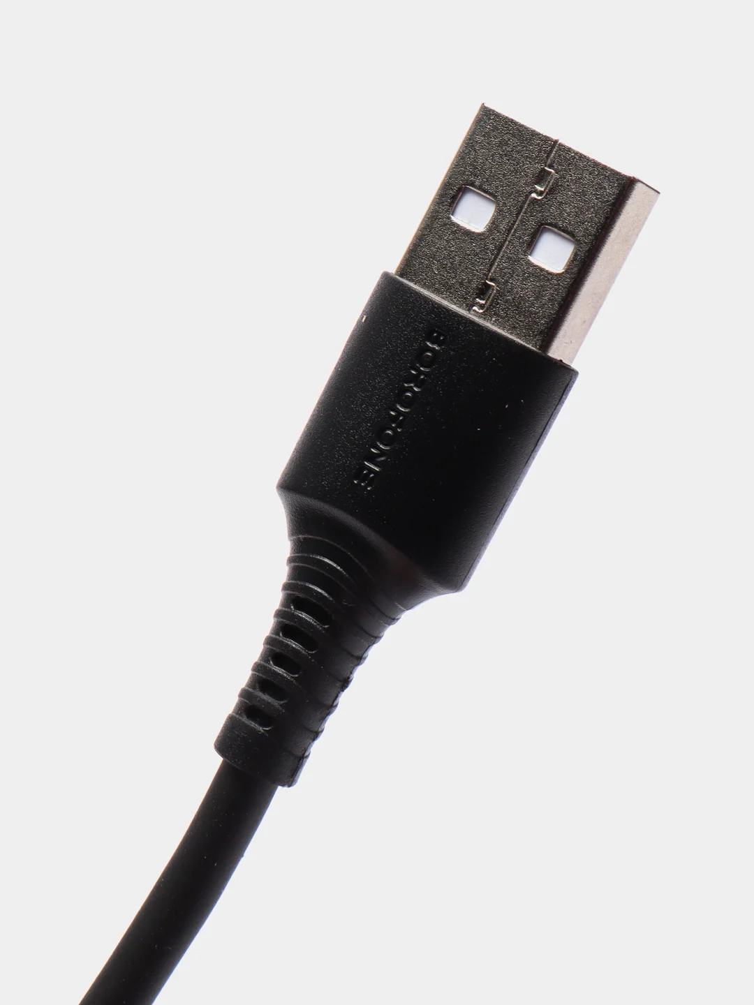 Черный кабель Type-C 3.0A, Lightning 2.4A, Micro USB 2.4A, быстрая зарядка 1 м Borofone BX47, 1 м