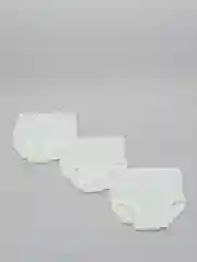 Молочный трусы детские комплект 3шт/ Трусы на памперс(подгузник)3 шт/ Трусы для малыша 3шт/Комплект