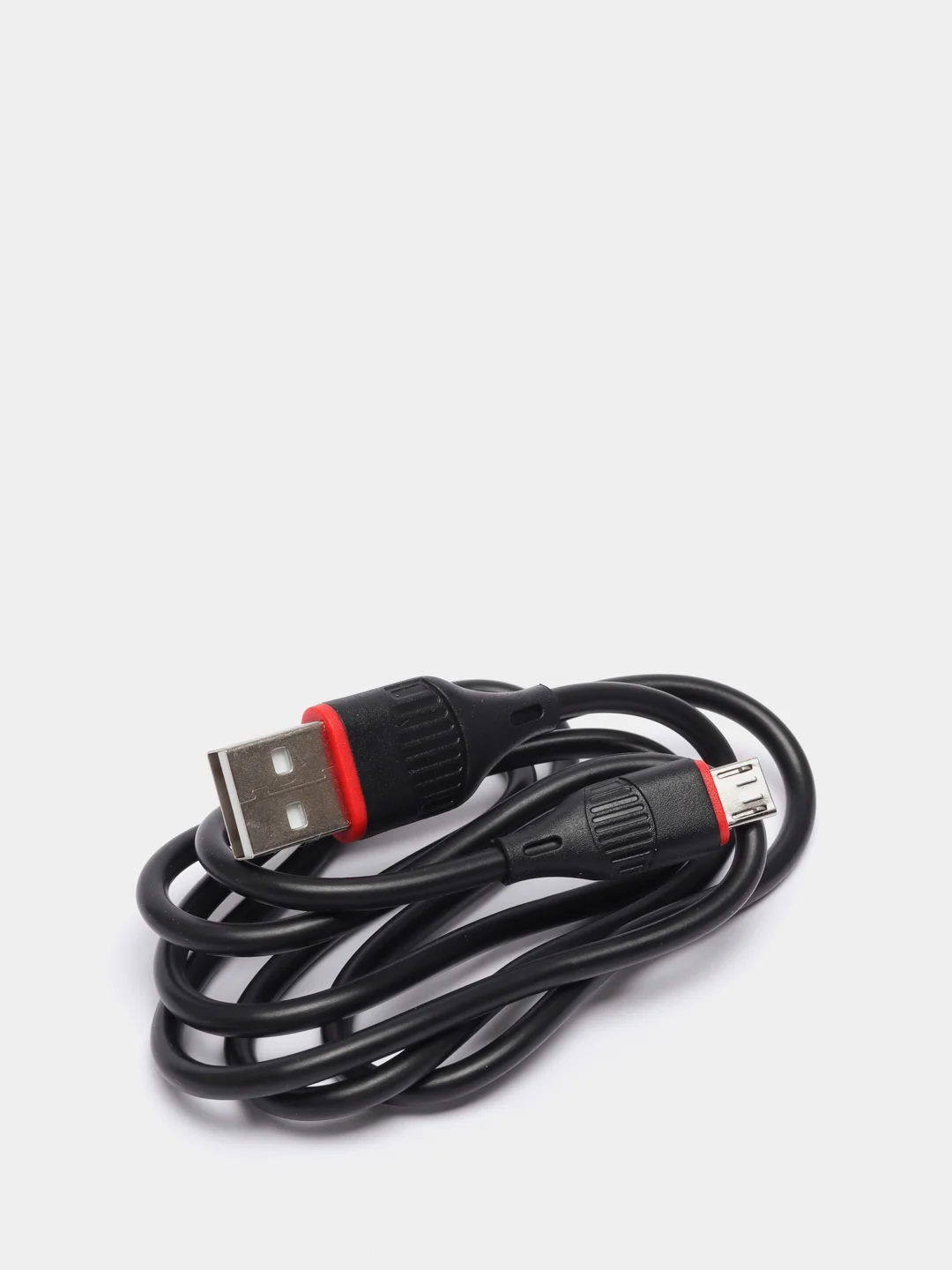 Черный блок питания для Android Micro-USB Borofone BA48A, 2.1A