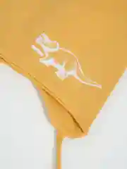 Золотой шапка детская для малышей на завязках