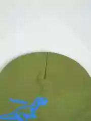 Зелёный хаки шапка детская для малышей на завязках