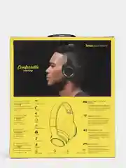 Черный гарнитура беспроводная Bluetooth с микрофоном, W28