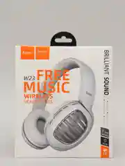 Белый беспроводная гарнитура с микрофоном Bluetooth TWS полноразмерная Hoco W23