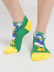 Лесной зеленый носки женские с мультяшными героями