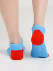 Синий носки женские с мультяшными героями