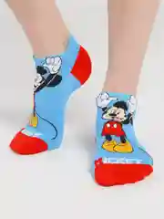 Синий носки женские с мультяшными героями