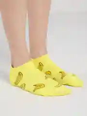 Желтый носки Amigobs с изображением фруктов